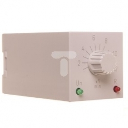 Przekaźnik czasowy 2P 5A 1-12min 24-48V AC/DC opóźnione załączenie RTX-132 24/48 12 MIN