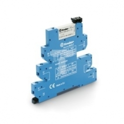 Przekaźnikowy moduł sprzęgający 6,2mm MasterINPUT,1P 6A 220V DC, styki AgNi+Au, zaciski śrubowe, DIN 39.41.7.220.5060