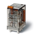 Przekaźnik 2P 10A 230V AC, przycisk testujący, mechaniczny wskaźnik zadziałania, 55.32.8.230.0040