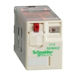 Przekaźnik mocy wtykowy, Zelio RPM, 2 styki przełączne, 24 V AC, dioda LED RPM22B7
