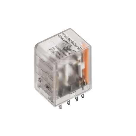 Przekaźnik przemysłowy 2P 10A 230V AC złącze wtykowe DRM270730 7760056058